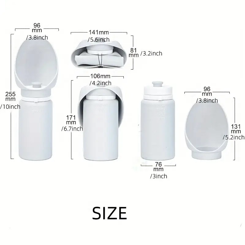 Jolbi Daily-Portable Dog Water Bottle 550ml – Travel Pet Water Feeder for On-the-Go Hydration