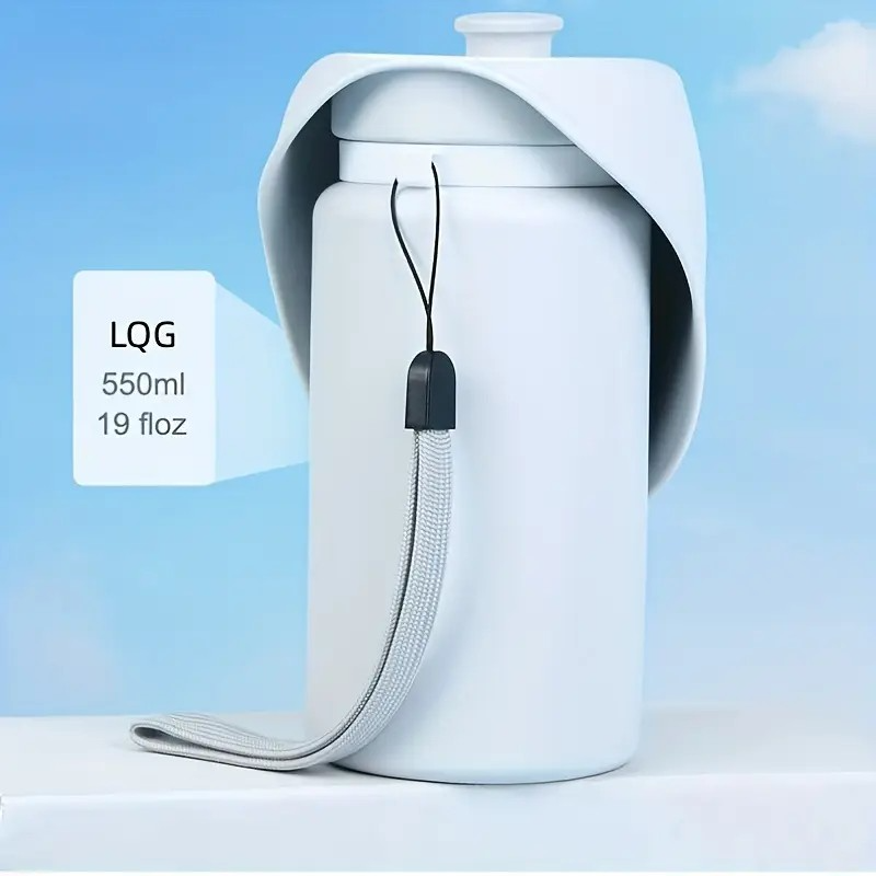 Jolbi Daily-Portable Dog Water Bottle 550ml – Travel Pet Water Feeder for On-the-Go Hydration